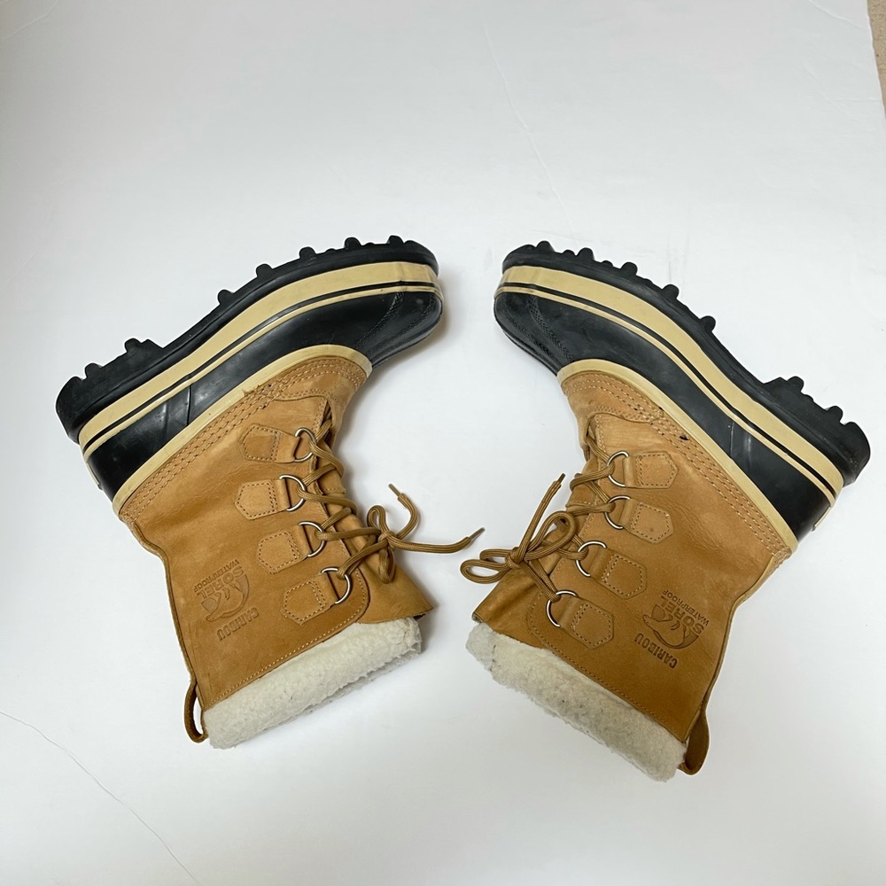 Sorel Caribou Waterproof Boot in Buff NL1005-280